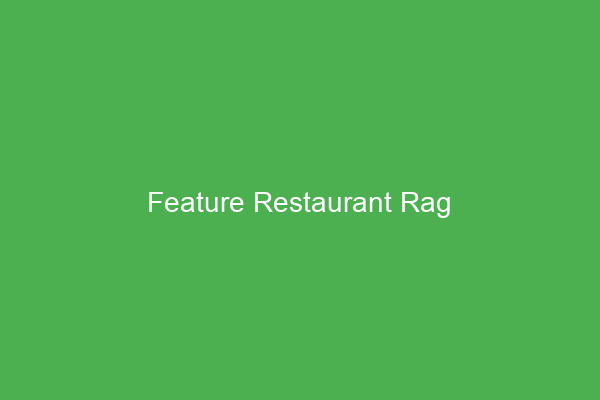 Restaurant RAG System